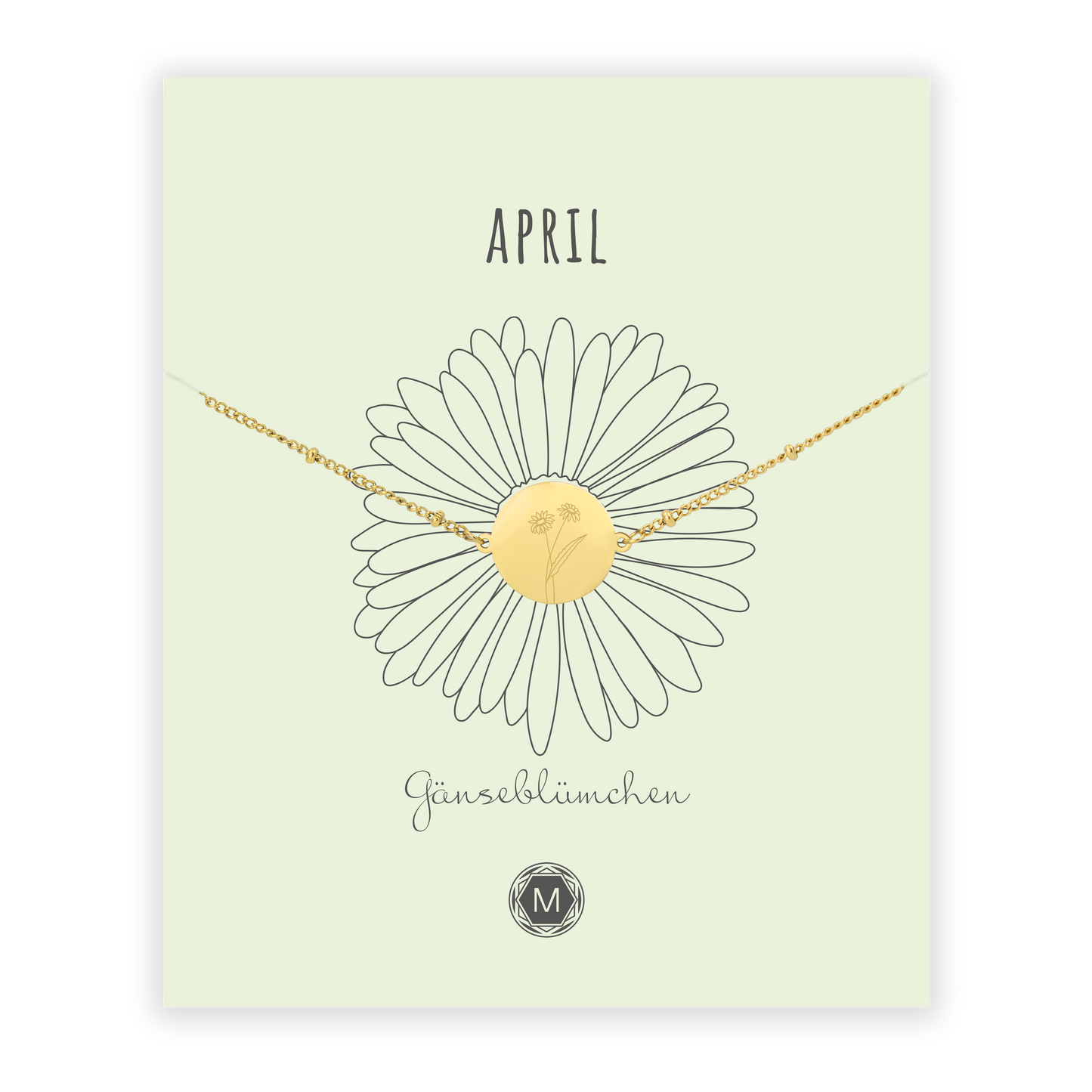 April Gänseblümchen – Halskette