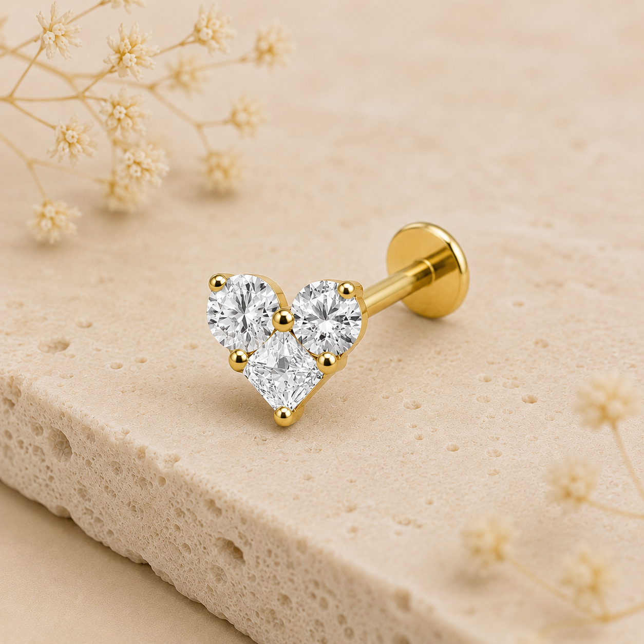 Shiny Heart Stecker
