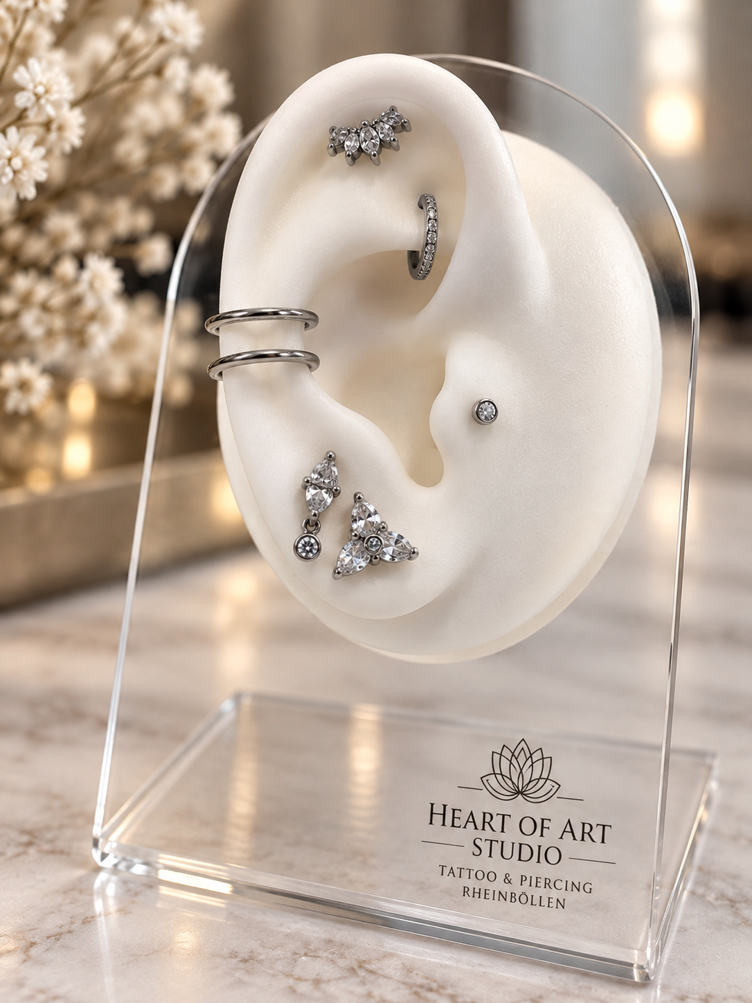 Trinity Crystal Earrings