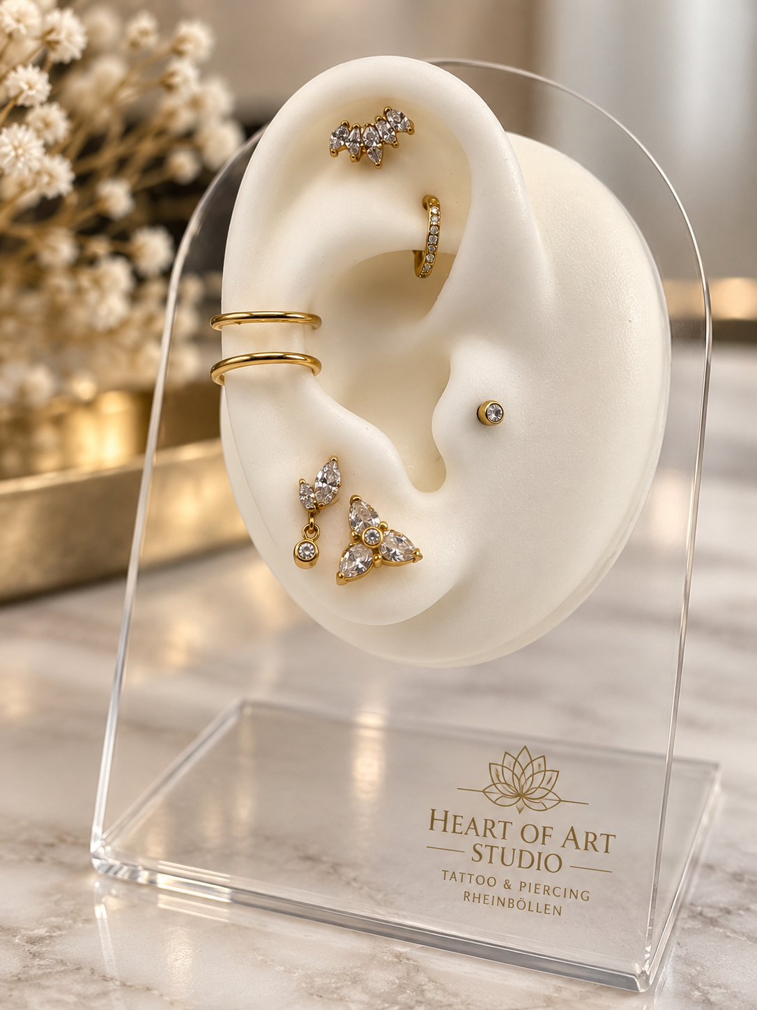 Trinity Crystal Earrings