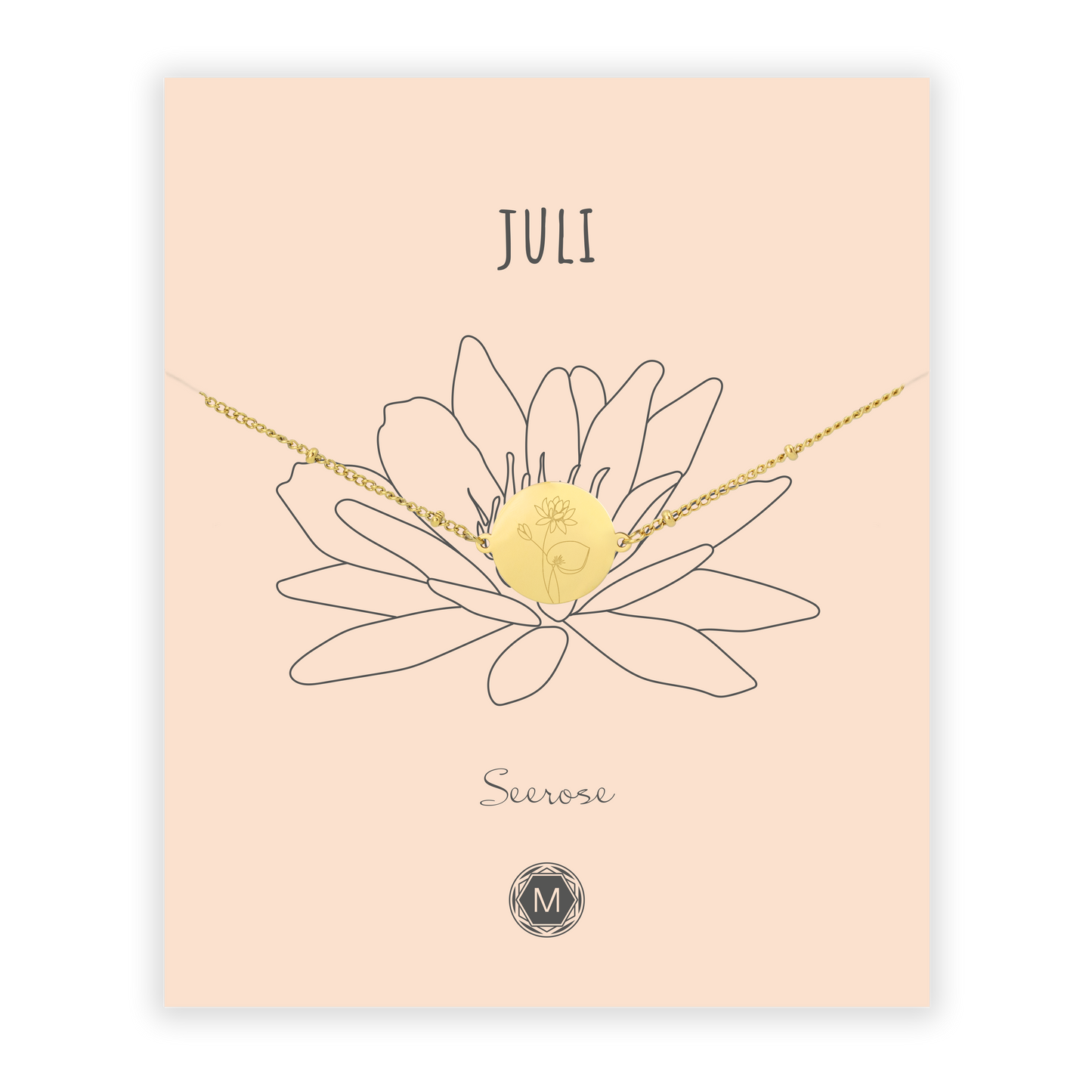 Juli Seerose – Halskette