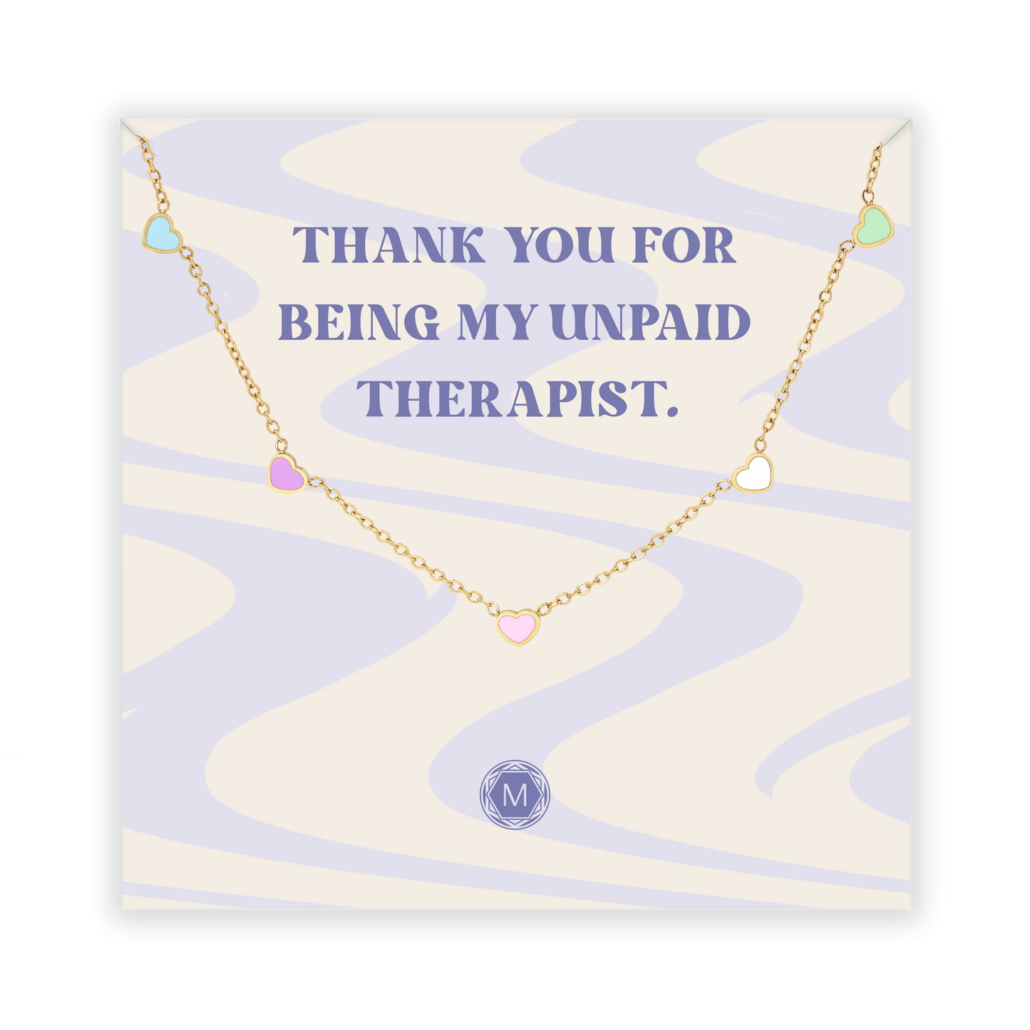 Unpaid Therapist – Heart Necklace