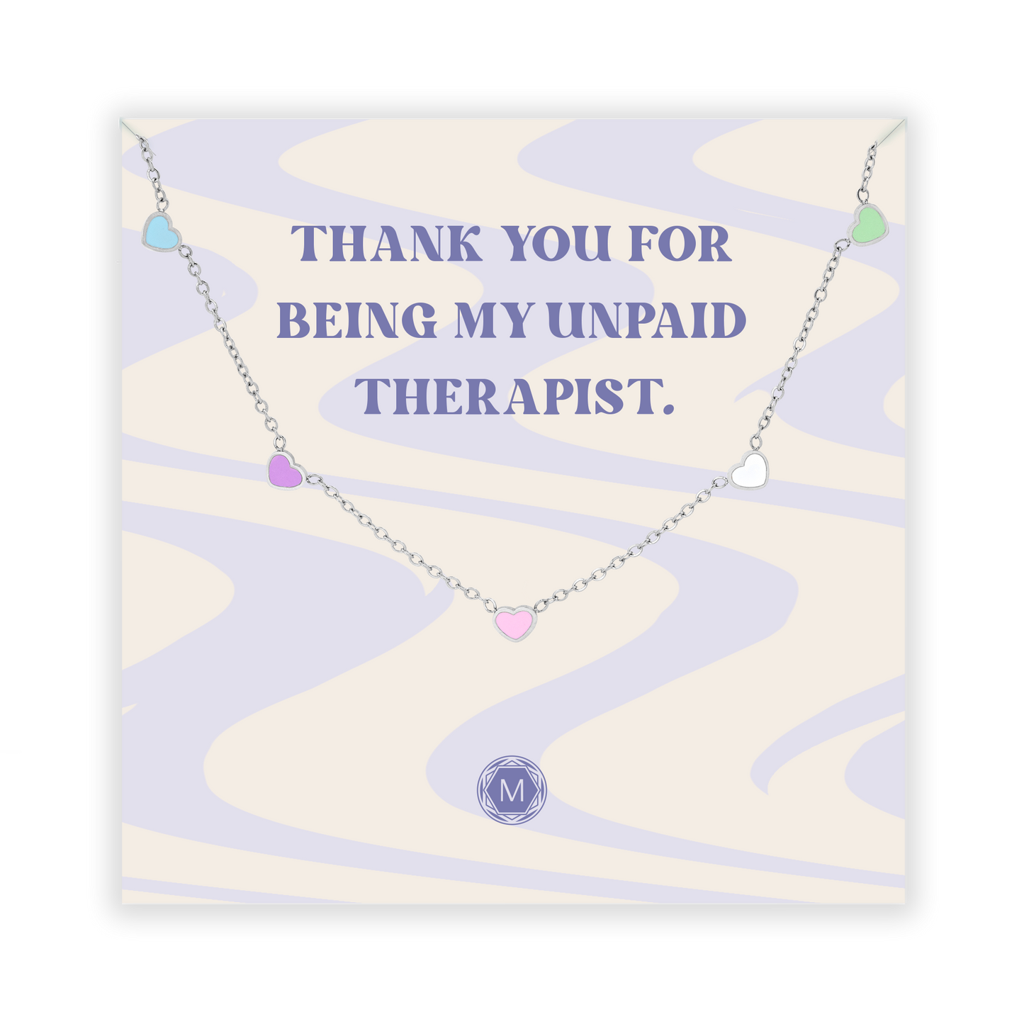 Unpaid Therapist – Heart Necklace
